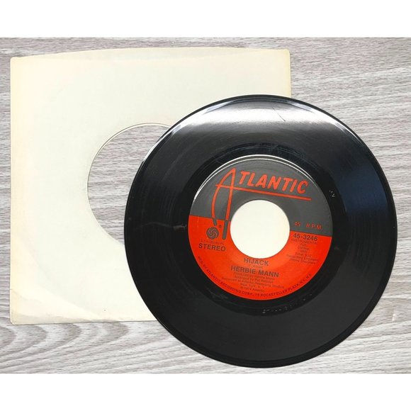Herbie Mann Hijack / The Orient Express 45 Pop Record VG+ Atlantic 1974 - Picture 3 of 4